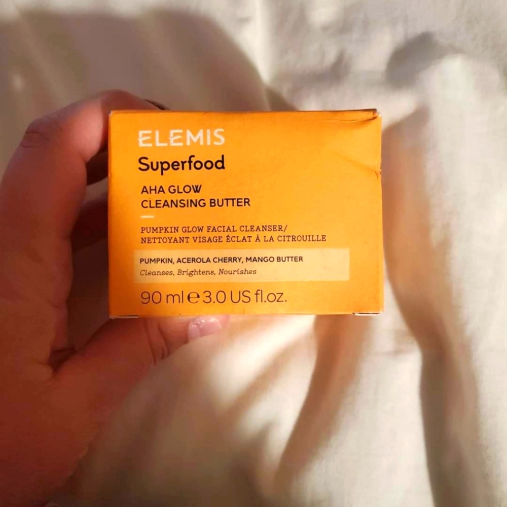 Elemis Superfood AHA Glow Cleansing butter bnib